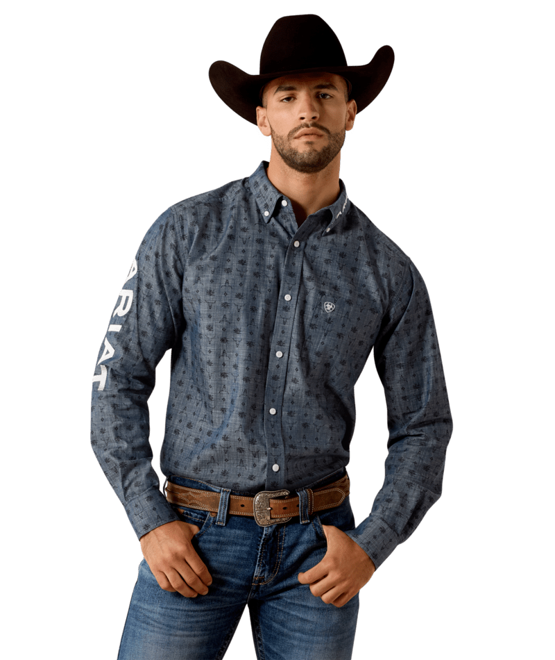 1713 Ariat Men's Team Wael Fitted Shirt