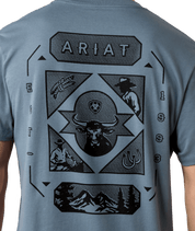 0601 Ariat Men's Rope And Ride T-Shirt