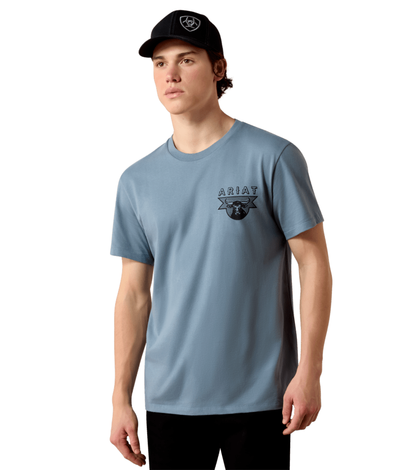 0601 Ariat Men's Rope And Ride T-Shirt