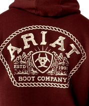 0695 Ariat Men's Roped Out Desert Badge Hoodie
