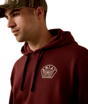 0695 Ariat Men's Roped Out Desert Badge Hoodie
