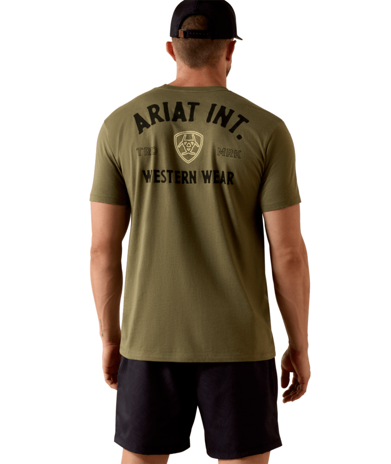 3962 Ariat Men's Outline Shop Short Sleeve T-Shirt