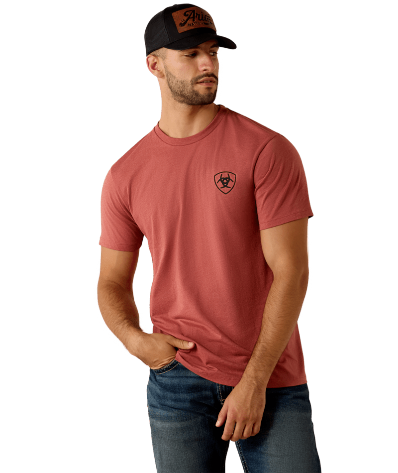 3957 Ariat Men's Banner Badge Short Sleeve T-Shirt