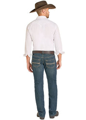 8013 Rock & Roll Men's Pistol Straight Stackable Jeans