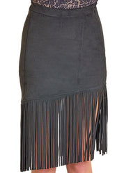 7793 Rock & Roll Ladies Asymmetrical Fringe Skirt