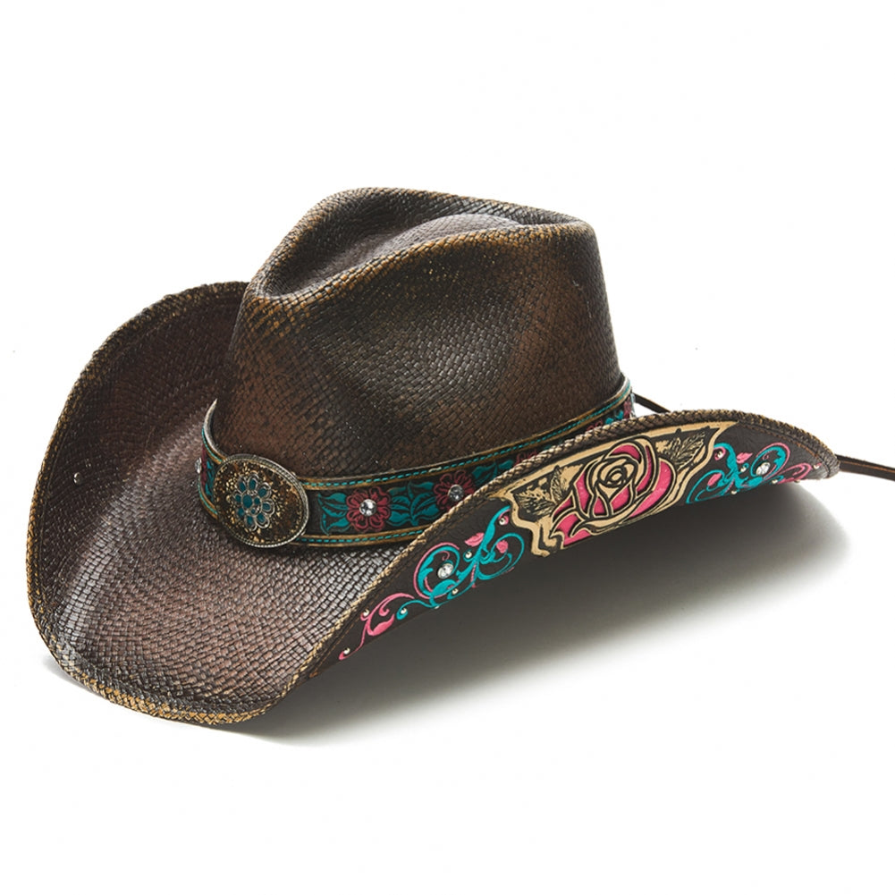 CA-1912 Stampede Panama Western Straw Hat