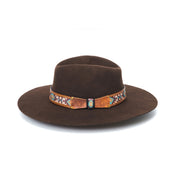 CA-F-2072 Stampede Flat Brim Felt Hat