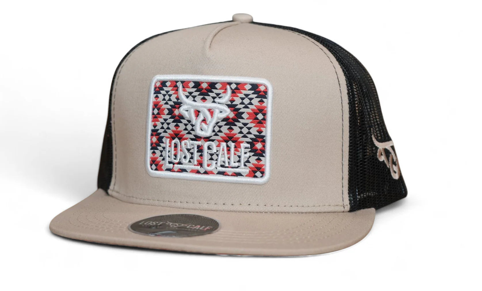 7934 Lost Calf Axe Flat Brim Cap
