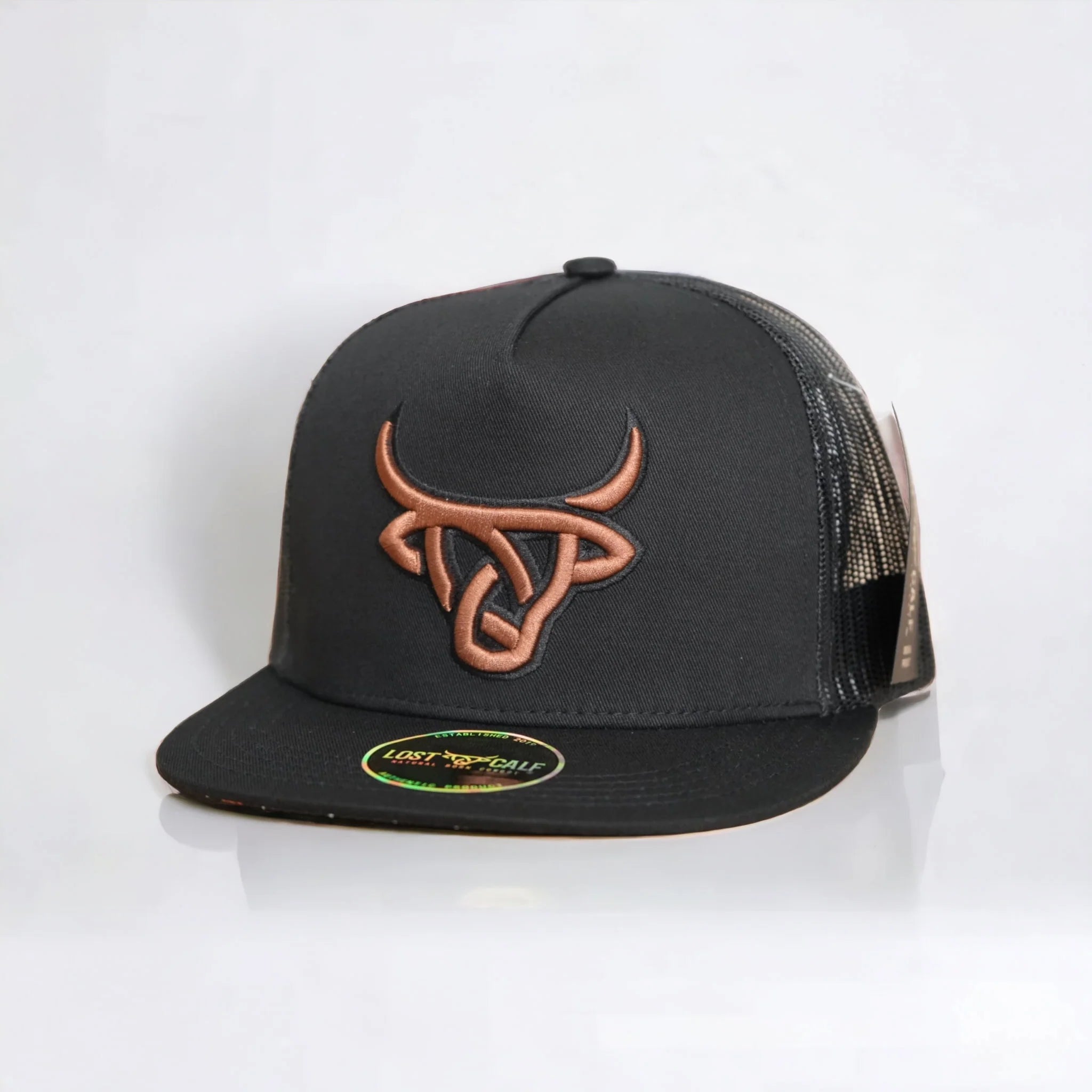 7070 Lost Calf Men's Lazo Flat Bill Trucker Cap