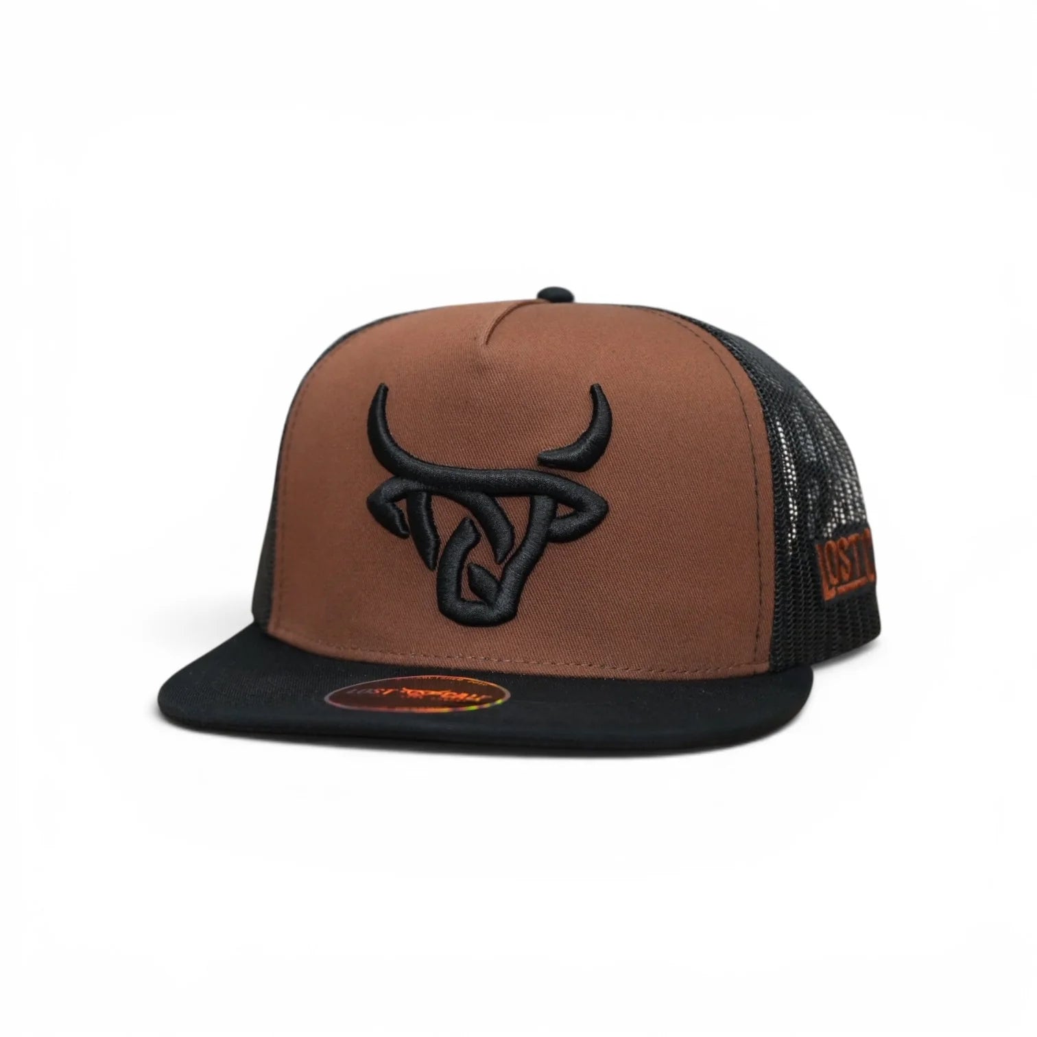 8082 Lost Calf Men's Swiss Flat Bill Cap