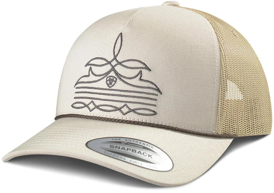 2308 Ariat Men's Bug Stitched Snapback Cap