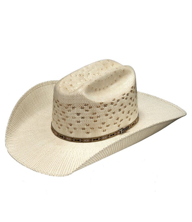 T71696 Twister Bangora Straw Western Hat