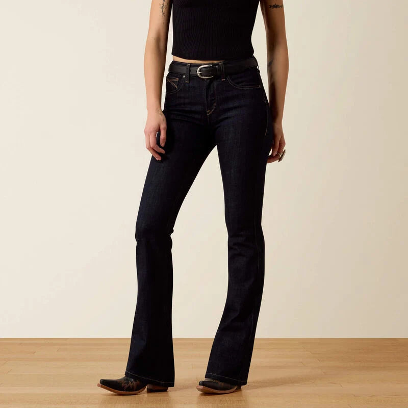 0827 Ariat Ladies High Rise Quinn Bootcut Jeans