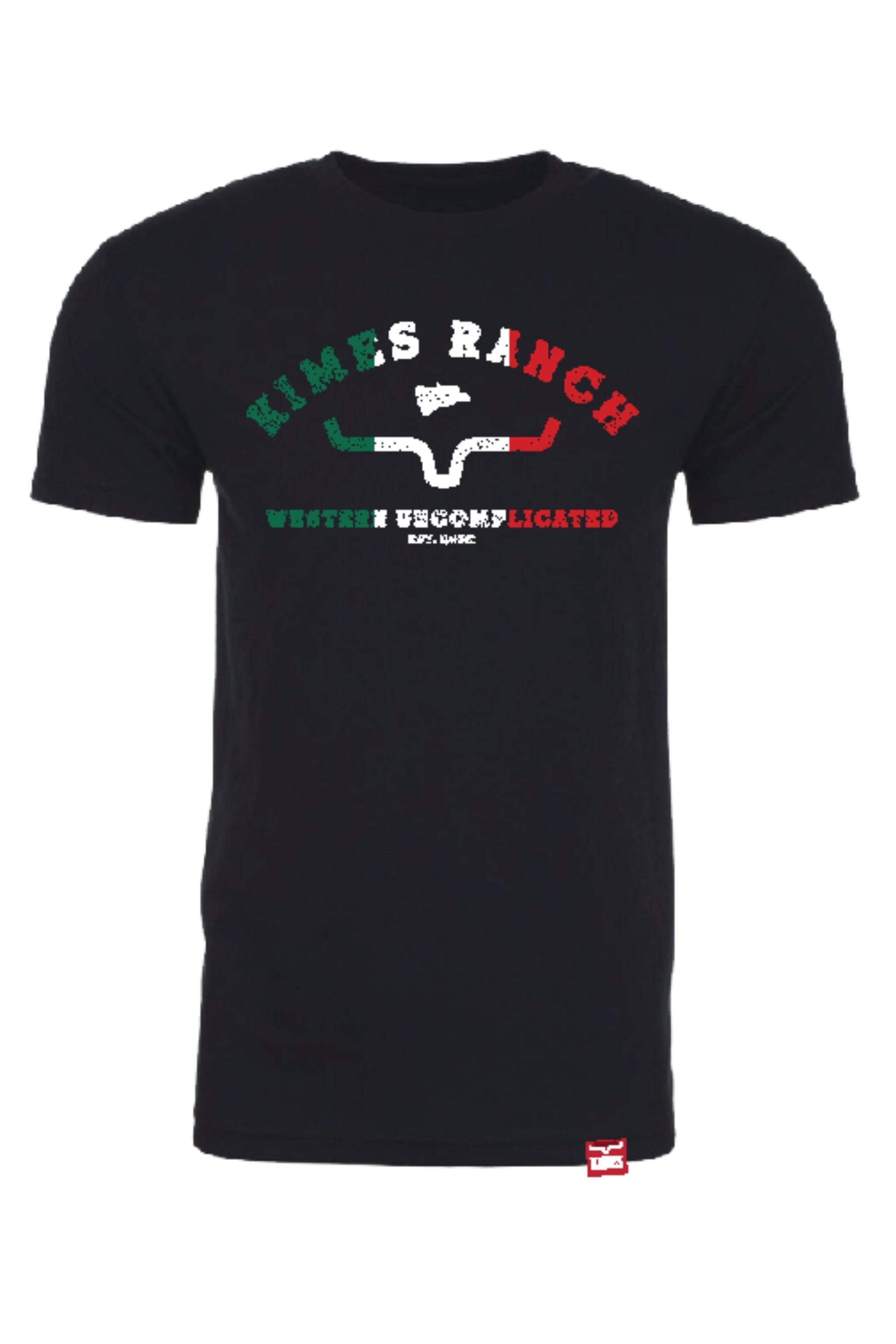 0219 Kimes Ranch Men's Establecido en 2009 T-Shirt