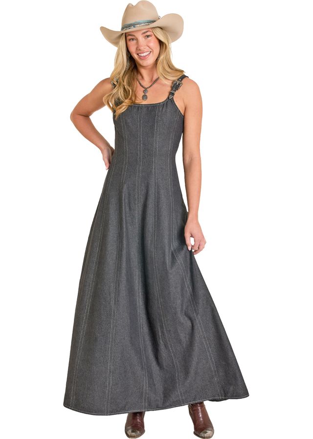 7811 Rock & Roll Ladies Buckle Maxi Dress