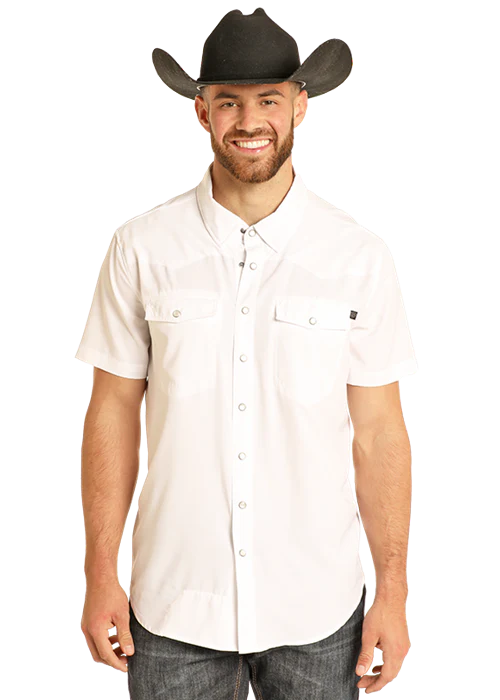 6797 Rock & Roll Men's TEK Western Short Sleeve Shirt
